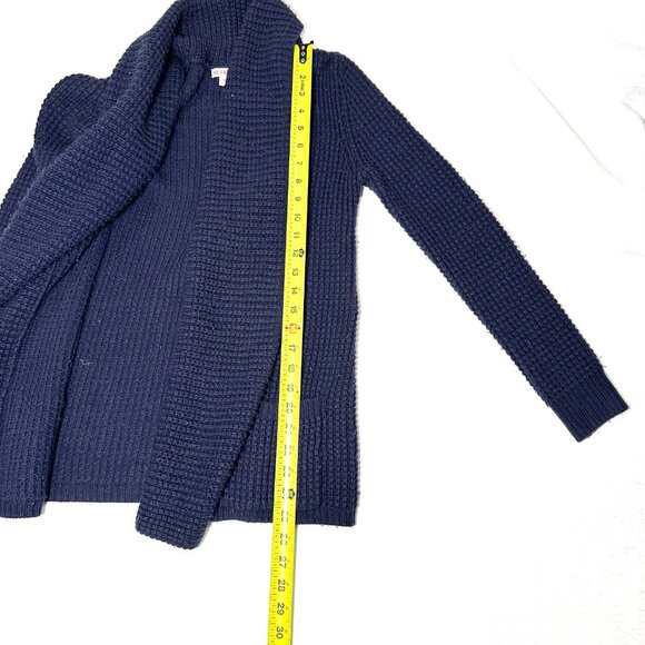 Merona Size Small Navy Blue Cardigan Sweater - Picture 3 of 5